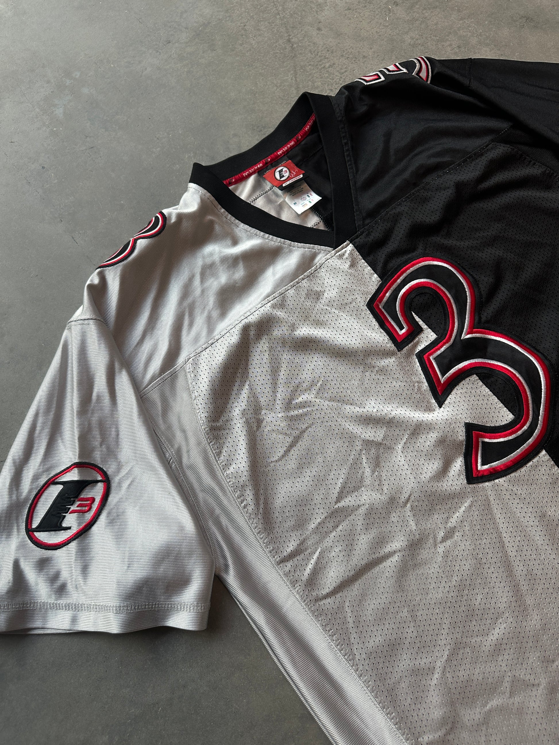 00's Allen Iverson "The Answer" Reebok Stitched RARE Split Football Jersey (XXL)