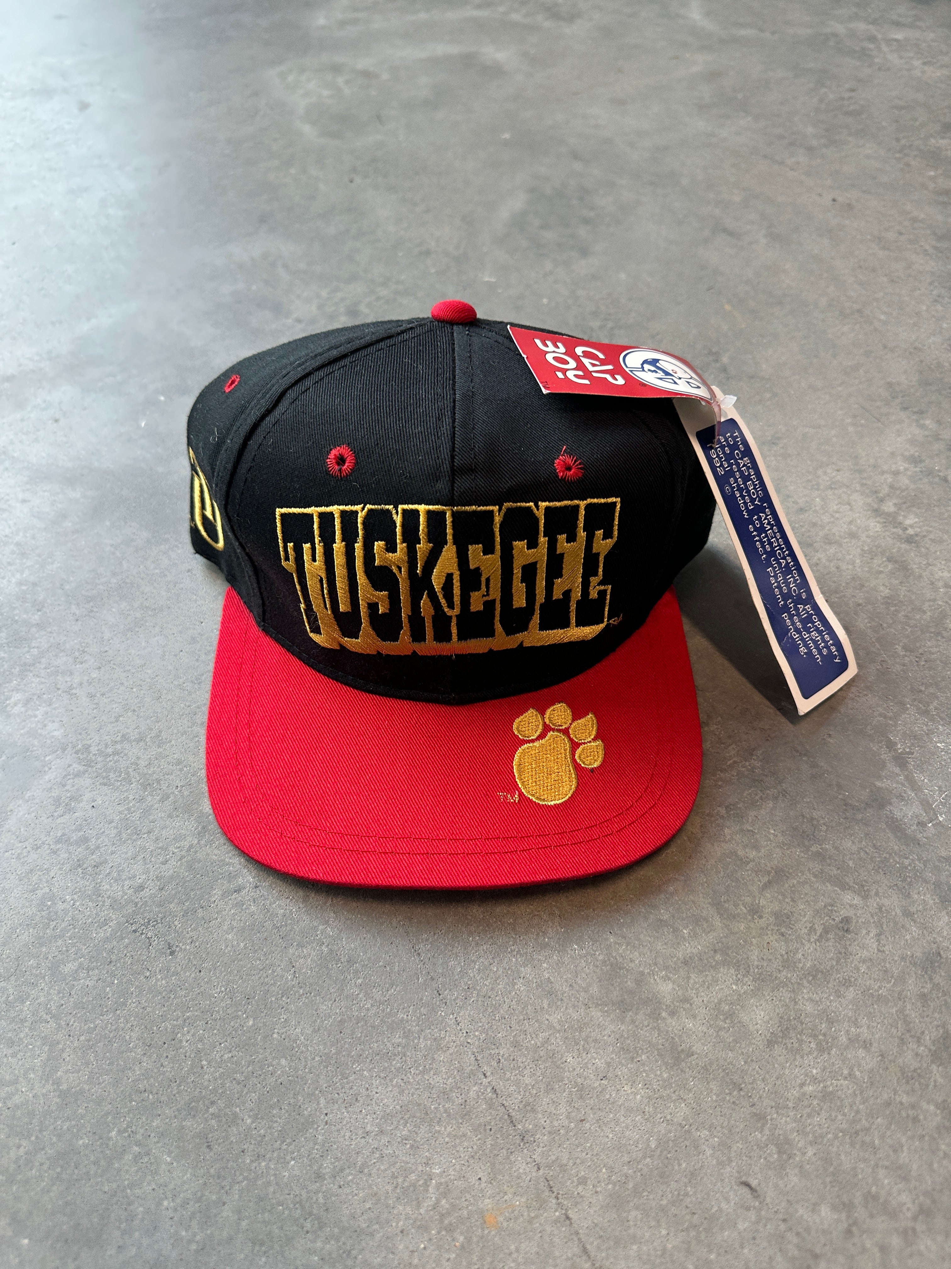 90’s Tuskegee University TU Golden Tigers RARE Embroidered Vintage HBCU Snapback Hat Brand New-Deadstock (OSFA)