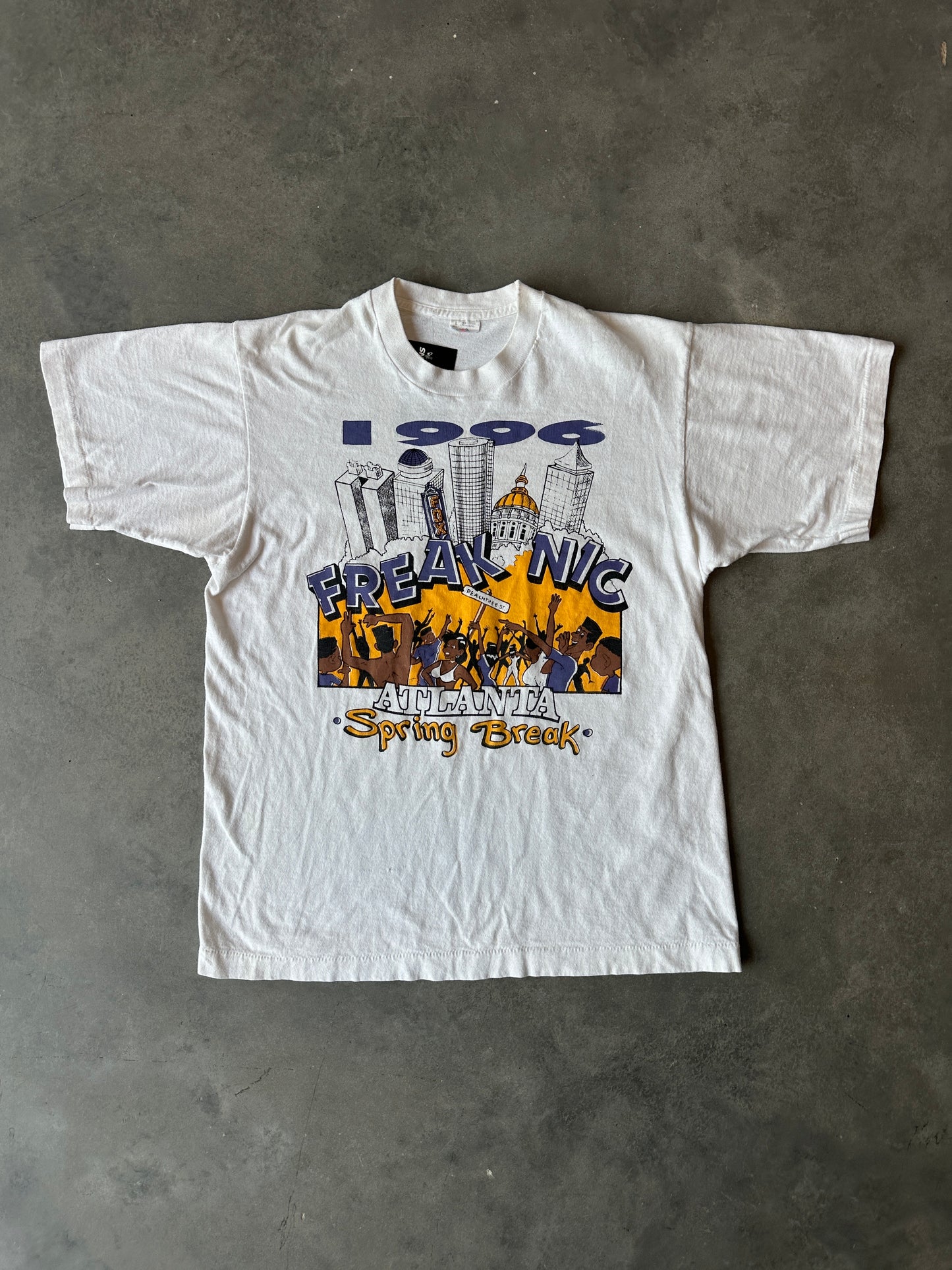 1996 Freaknic Atlanta Spring Break ‘The Freak In You Brings Out The Freak In Me’ Rare Vintage Cartoon Tee (Large)