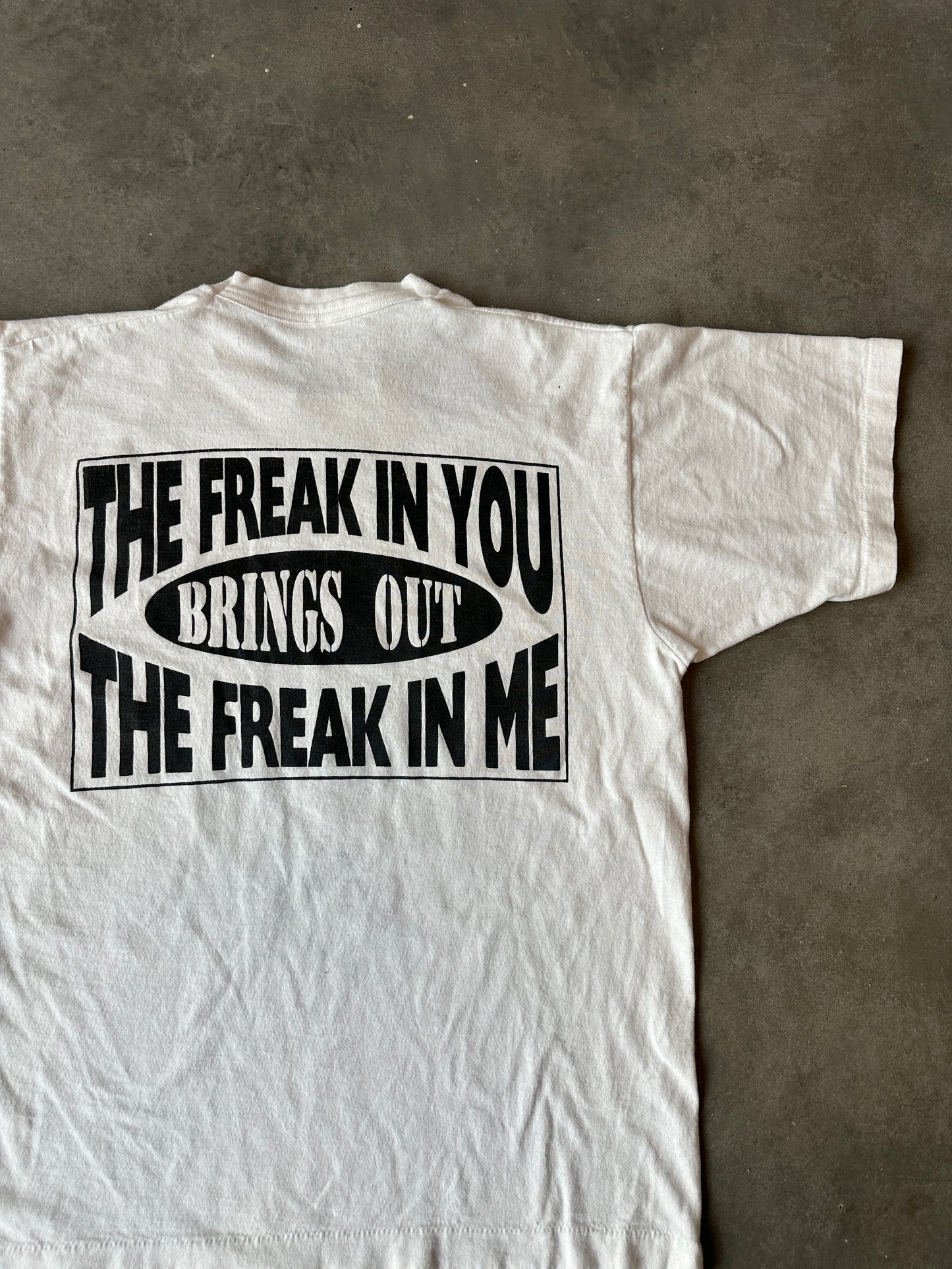 1996 Freaknic Atlanta Spring Break ‘The Freak In You Brings Out The Freak In Me’ Rare Vintage Cartoon Tee (Large)
