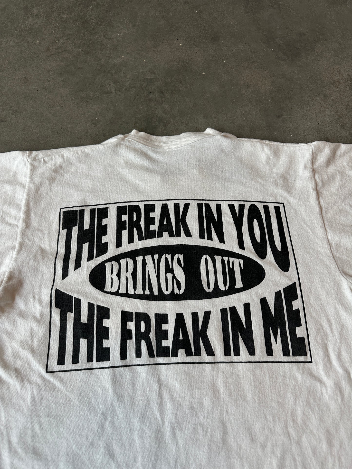 1996 Freaknic Atlanta Spring Break ‘The Freak In You Brings Out The Freak In Me’ Rare Vintage Cartoon Tee (Large)