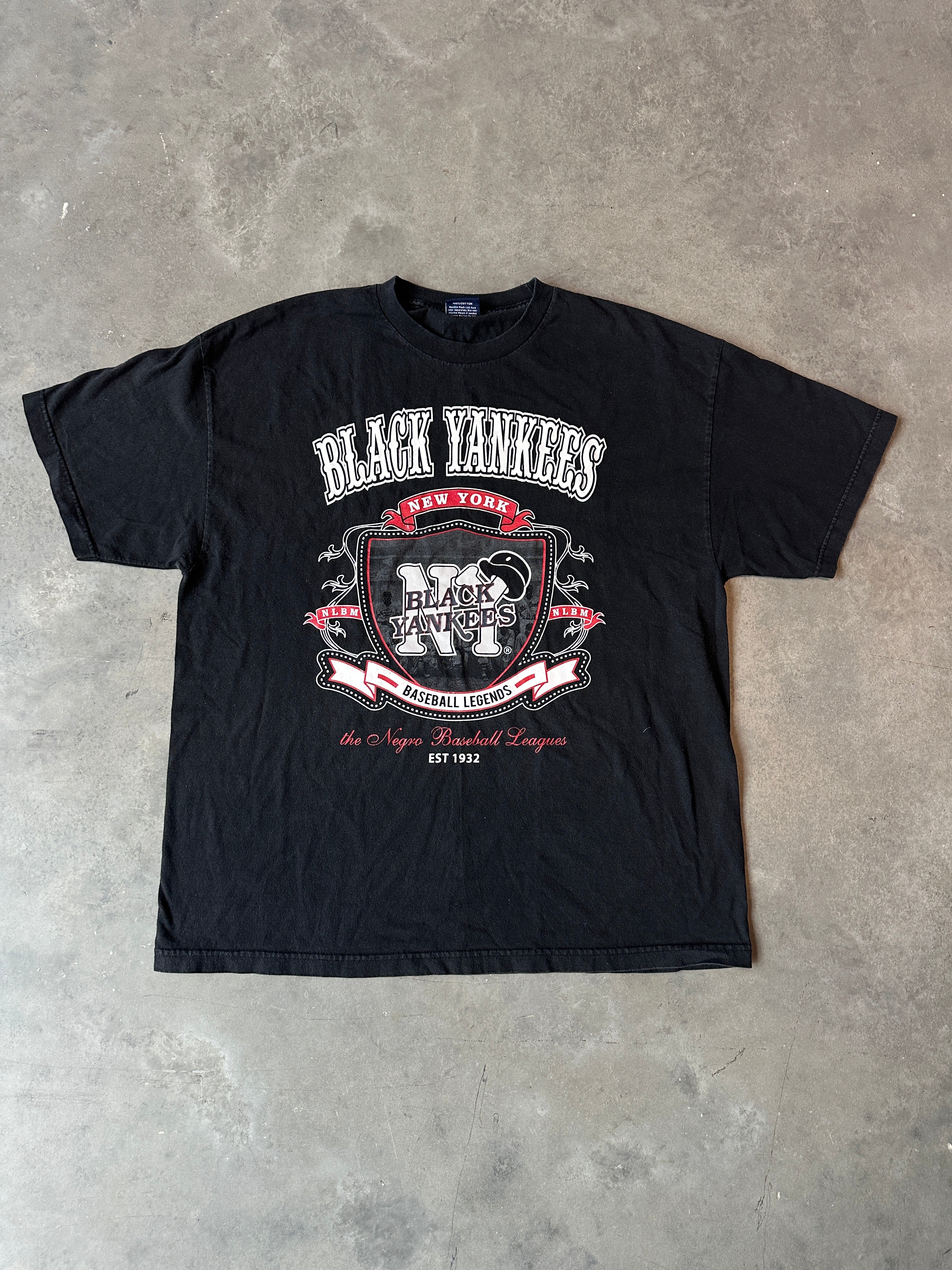 00’s New York Black Yankees Negro League Baseball Museum NLBM Vintage Tee (XXL)
