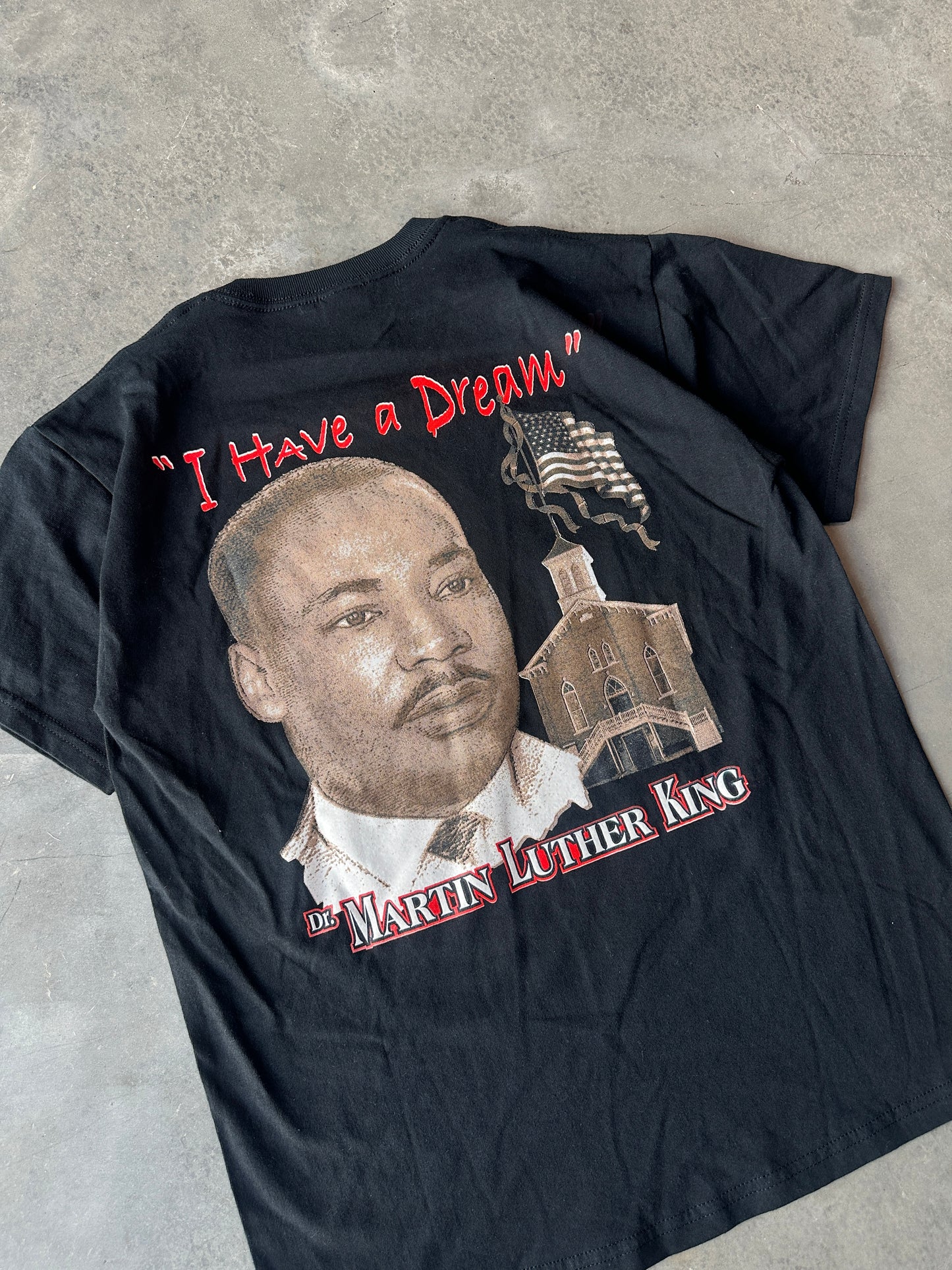 2008 Barack Obama & Dr.Martin Luther King Jr. Dream Vintage Tee - Deadstock (Medium)