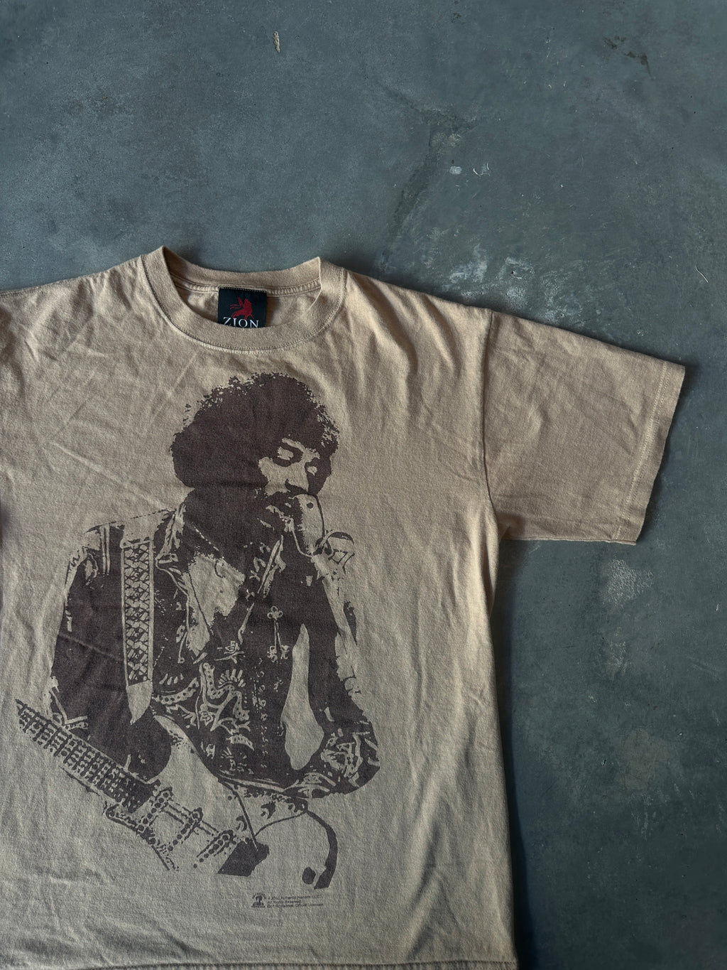 2003 Jimi Hendrix Music Legend Zion Vintage Tee (Medium)
