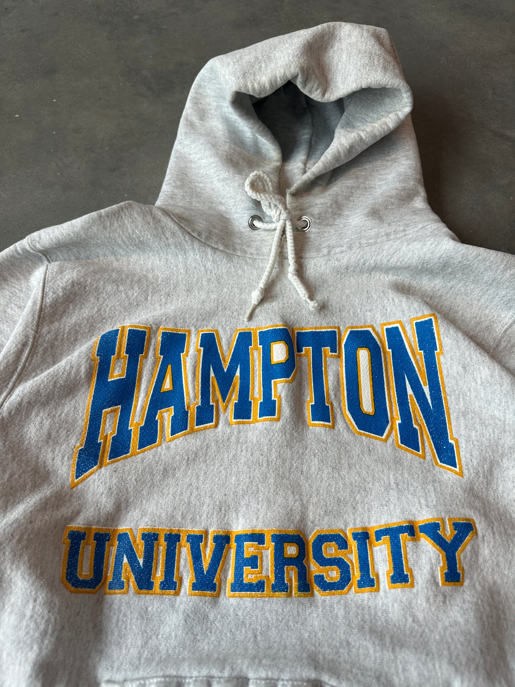 90’s Hampton University Pirates RARE African American College Alliance AACA HBCU Vintage Heavyweight Hoodie (Large)