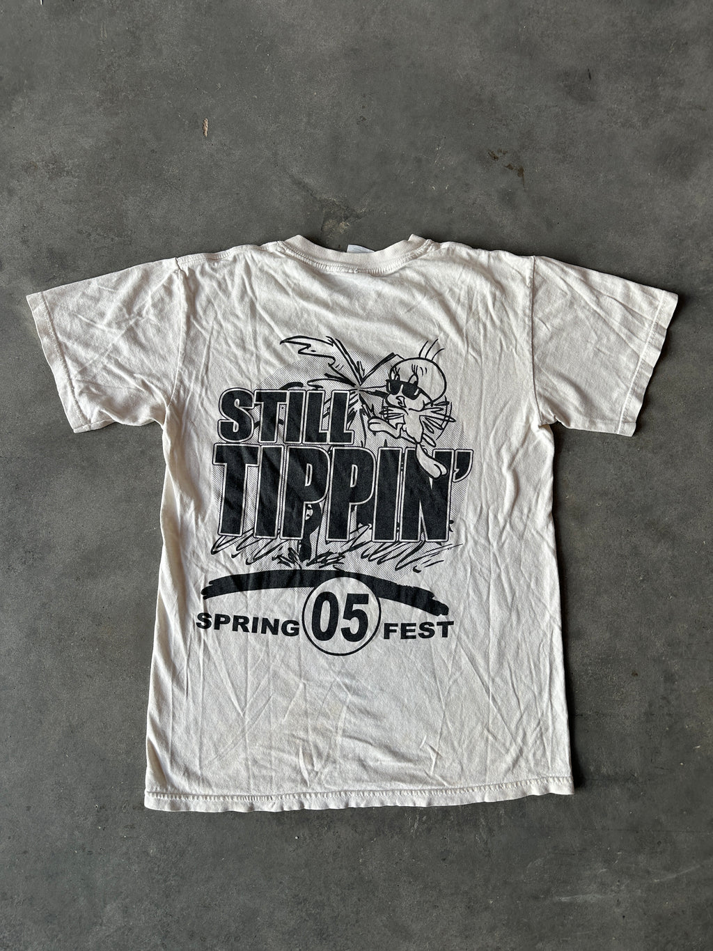 2005 Black Spring Break  "How We Do It" Looney Tunes Cartoon Black Spring Fest Vintage Tee (Small)