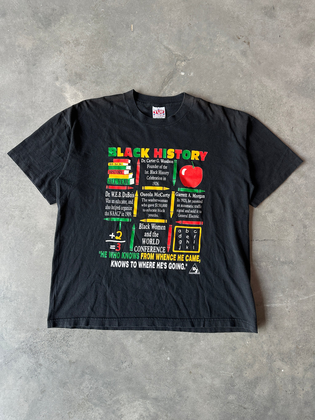90's Black History All Year Achievements & African American Heritage Vintage Tee (XL)