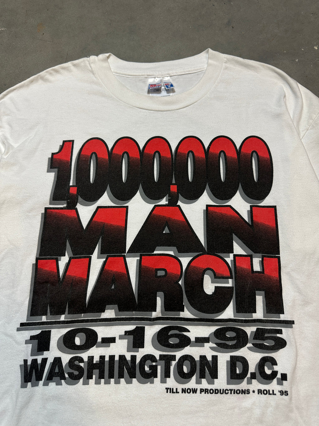 1995 Million Man March Washington D.C. "And Still We Rise" Vintage Tee (XL)