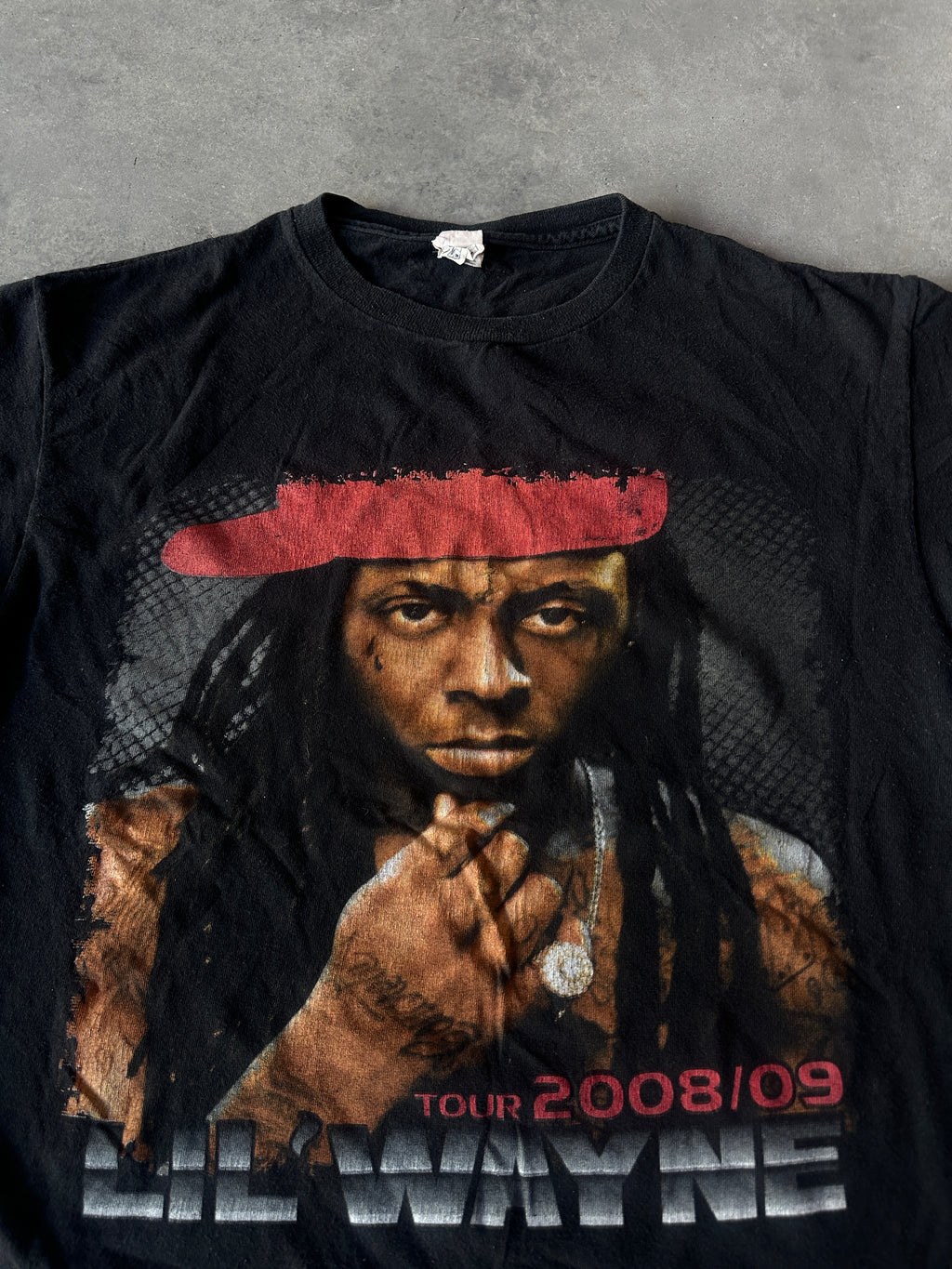 ‘08-‘09 Lil’ Wayne I Am Music Tour w/ Keyshia Cole T-Pain & More Artists Vintage Tee (Small)