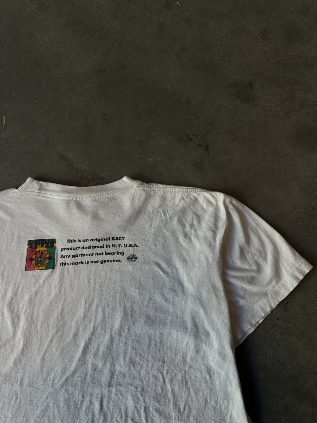 90's Black is Beautiful, Love your Sister Cross Colors Kacy USA Women's Empowerment Vintage Tee (BOXY Medium)