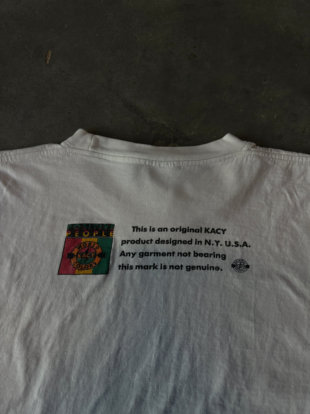 90's Black is Beautiful, Love your Sister Cross Colors Kacy USA Women's Empowerment Vintage Tee (BOXY Medium)