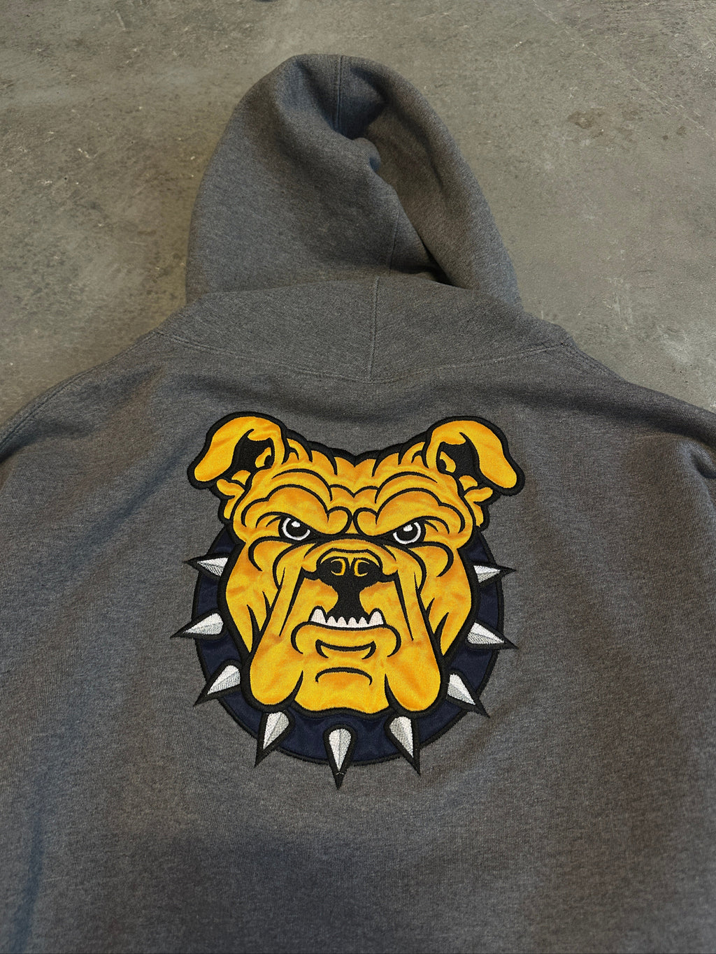 00's North Carolina A&T State University Aggies NCAT Embroidered Logo Full Zip HBCU Hoodie (XL)