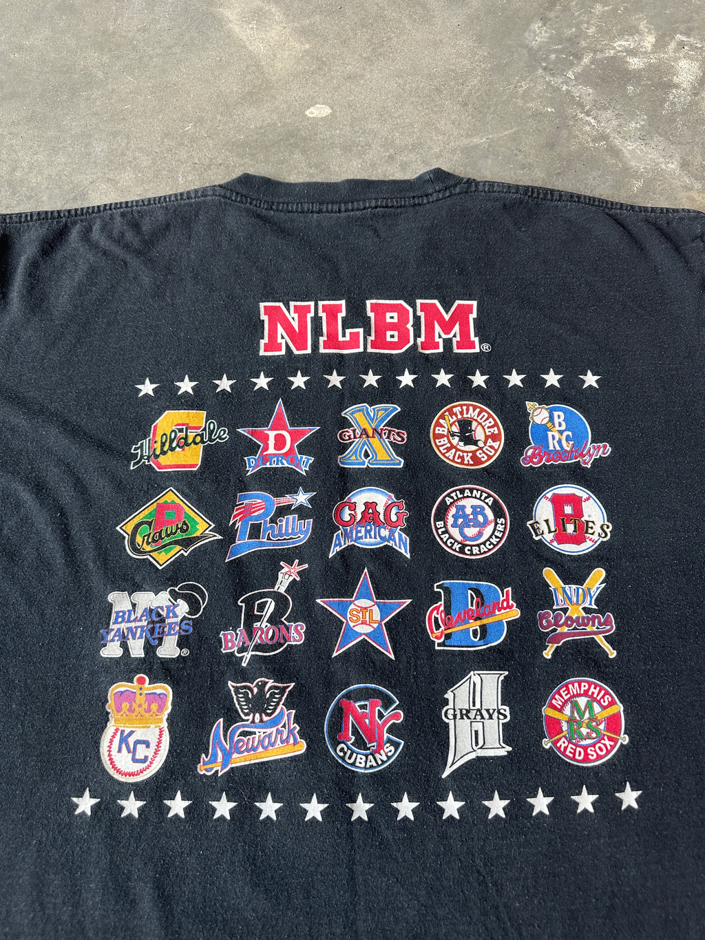 00’s Negro Leagues Baseball Museum Discover Greatness Negro League Teams Vintage Tee (XXL)