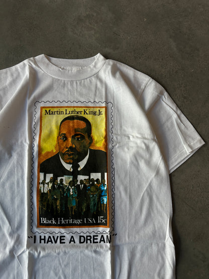 90's Martin Luther King MLK Black Heritage Stamp Tee- Deadstock (Slim Large)