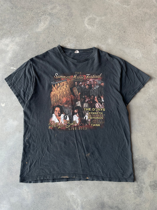 2012 The Summer Music Festival Featuring Maze, Frankie Beverly, O’Jays and More R&B Music Tee (XL)