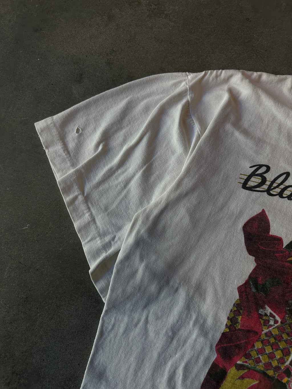 90's Black is Beautiful, Love your Sister Cross Colors Kacy USA Women's Empowerment Vintage Tee (BOXY Medium)