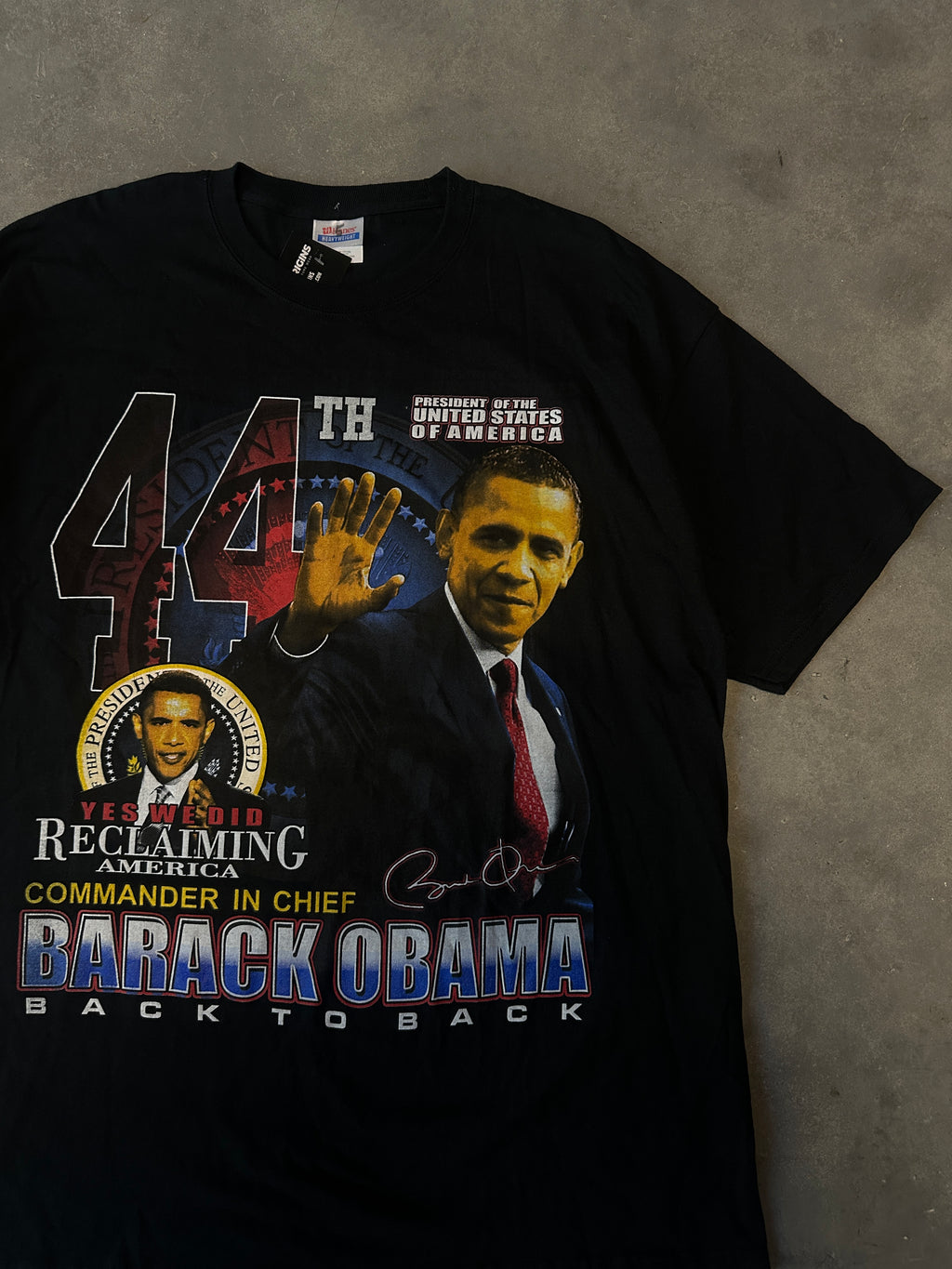 2012 Barack Obama Commander in Chief 44th President Vintage Tee (2XL)