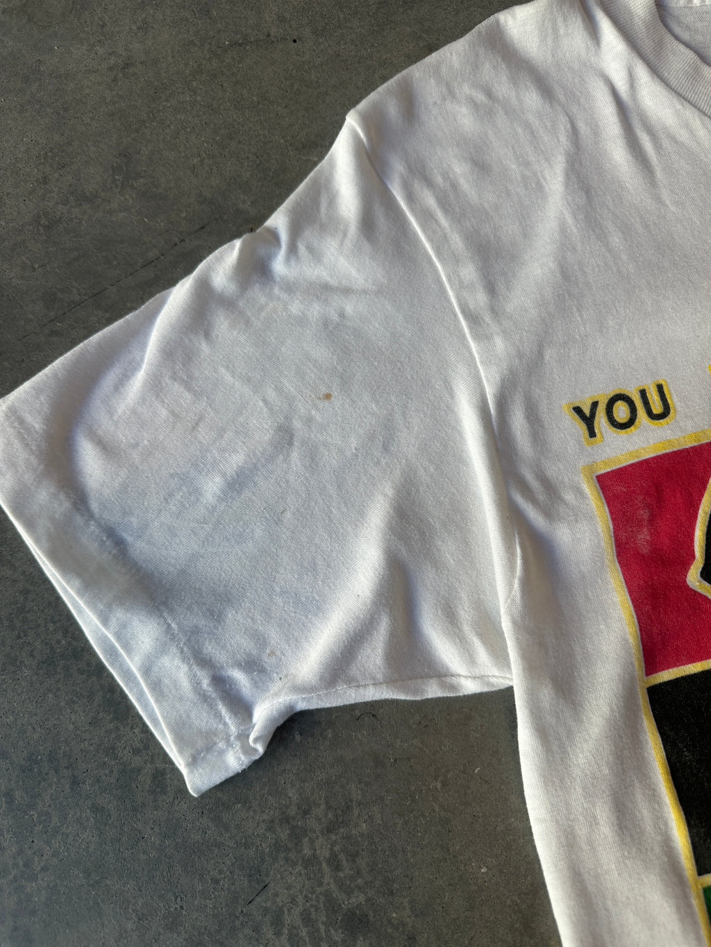 90's Kacy Colors It's a Black Thing You Wouldn't Understand Thin Vintage Tee (Slim Medium)