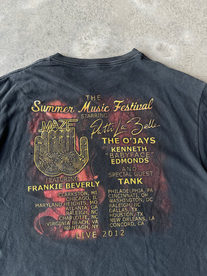 2012 The Summer Music Festival Featuring Maze, Frankie Beverly, O’Jays and More R&B Music Tee (XL)