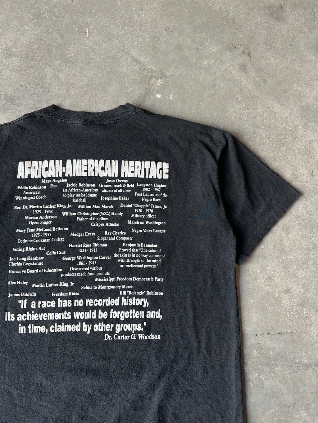 90's Black History All Year Achievements & African American Heritage Vintage Tee (XL)