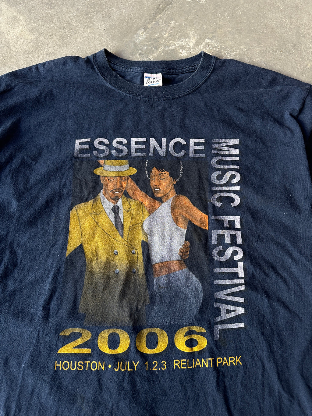 2006 Essence Music Festival Houston Texas Mary J. Blige, New Edition, Maze & More Vintage Music Tee (XL)