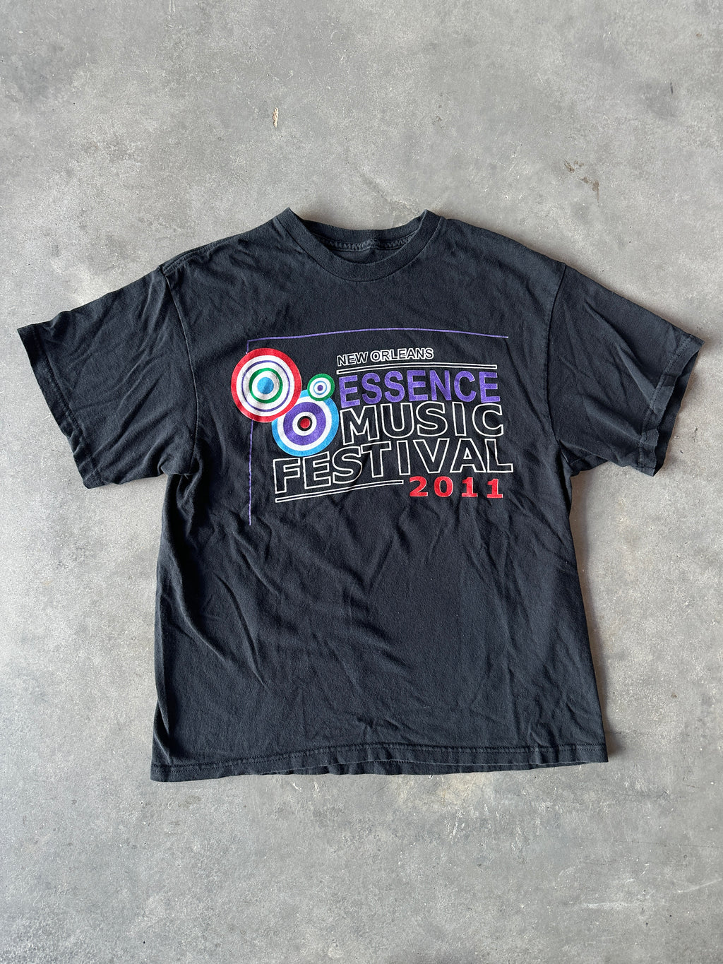 2011 Essence Music Festival Ft. Usher, Mary J. Blige, Jill Scott & More Vintage Music Tee (Medium)