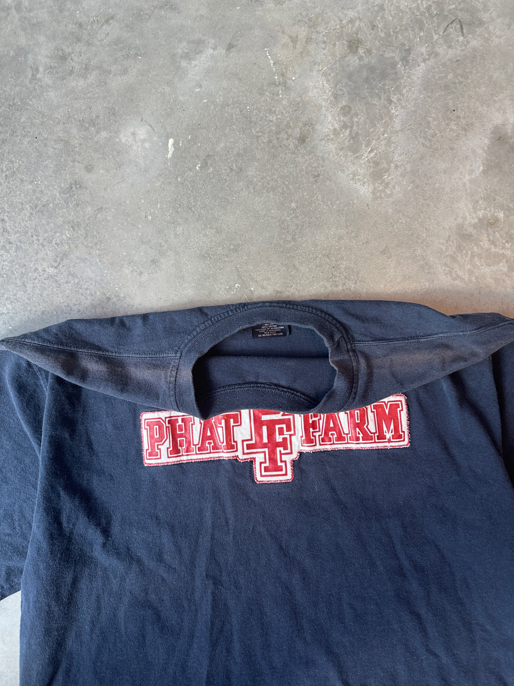 00’s Phat Farm Spellout Faded Vintage Logo Tee (Large)