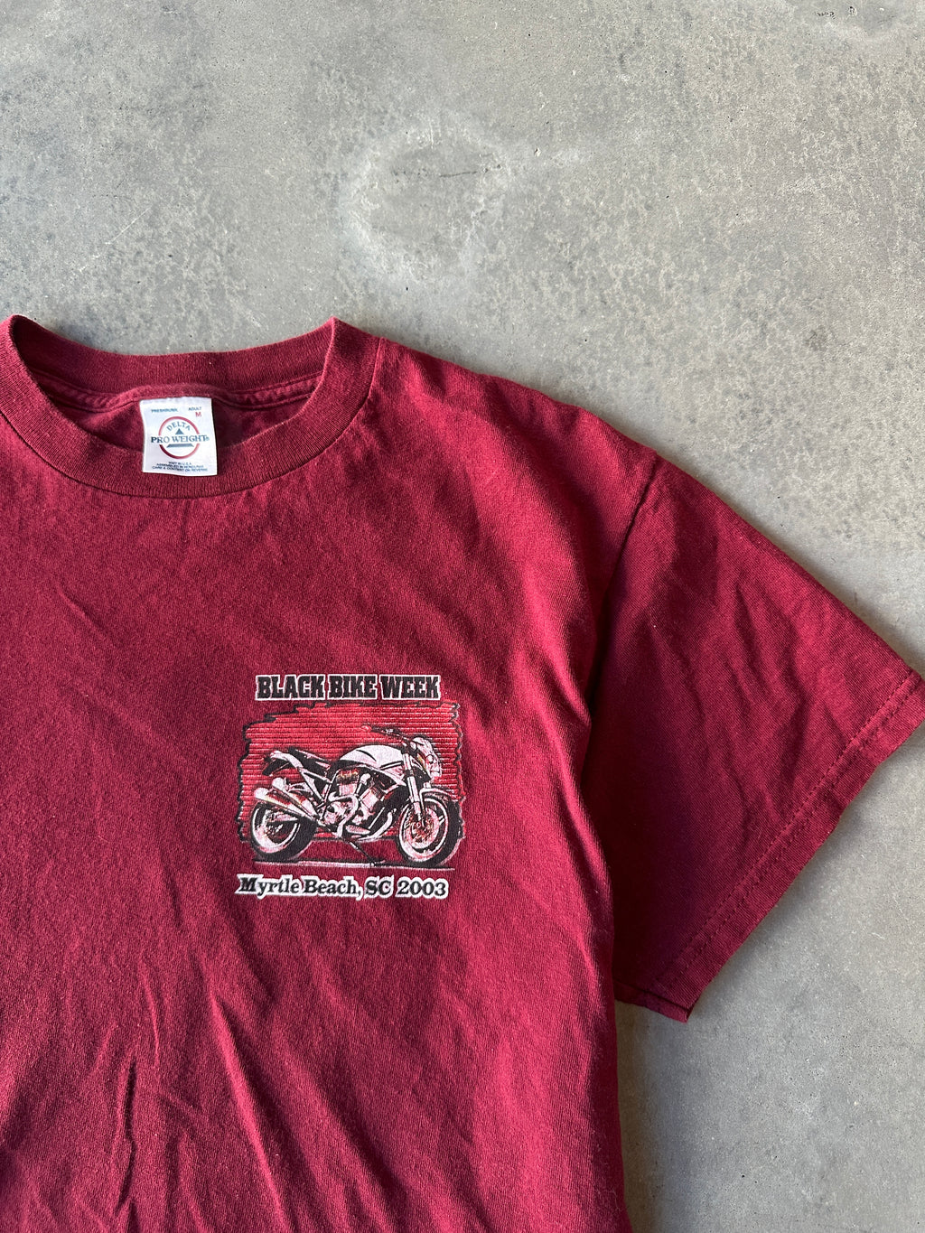 2003 Black Bike Week Myrtle Beach Vintage Tee (Large)
