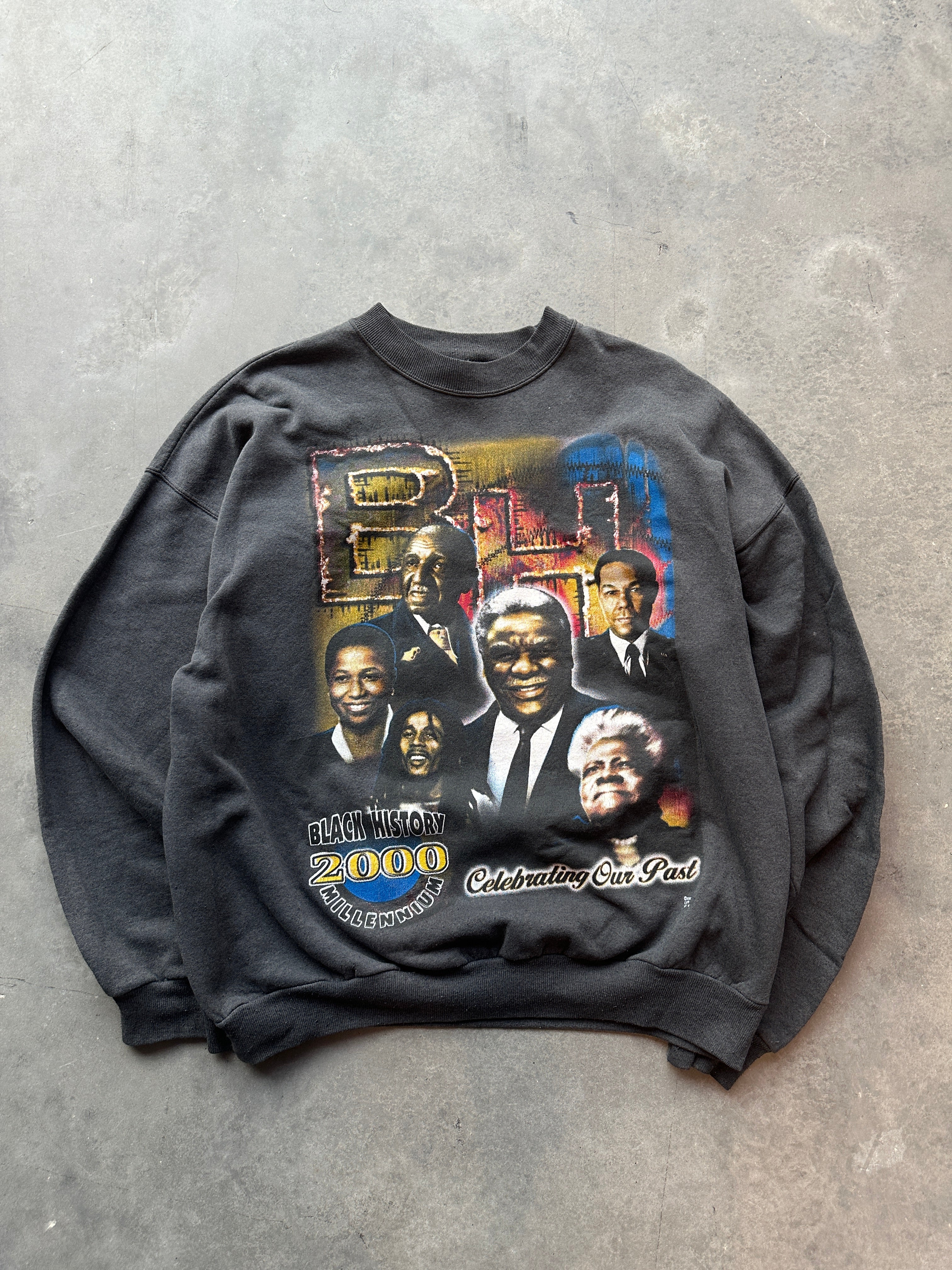 90s African American Ancestry Martin Luther King MLK Black History fashion Sweatshirt Extra Large