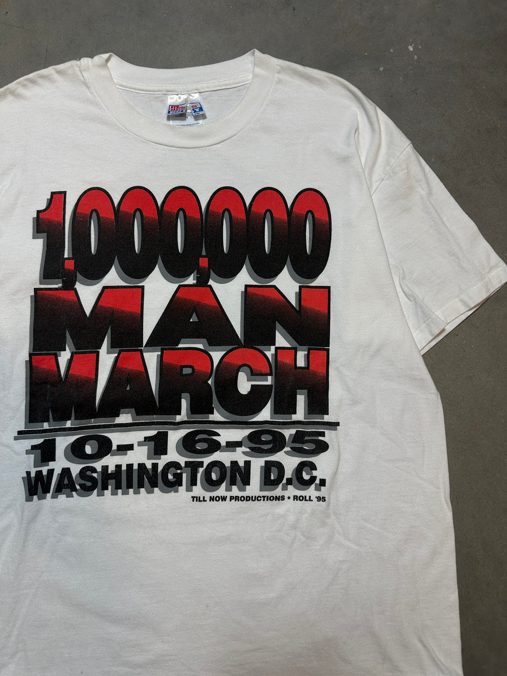 1995 Million Man March Washington D.C. "And Still We Rise" Vintage Tee (XL)
