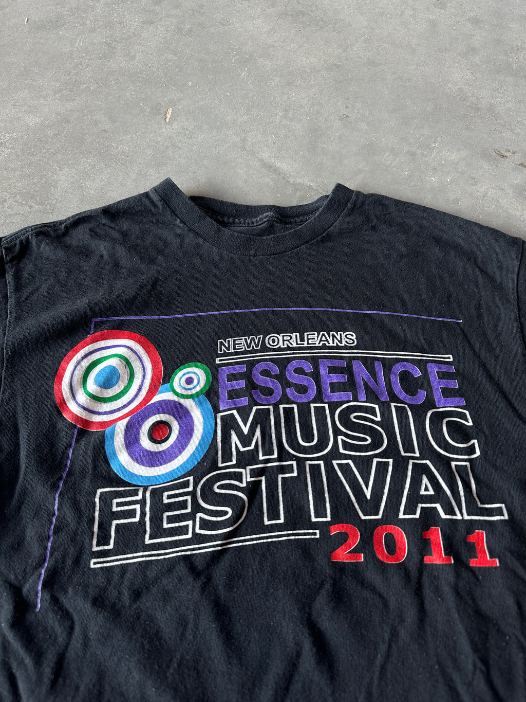 2011 Essence Music Festival Ft. Usher, Mary J. Blige, Jill Scott & More Vintage Music Tee (Medium)