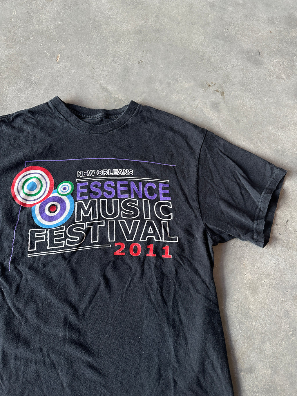 2011 Essence Music Festival Ft. Usher, Mary J. Blige, Jill Scott & More Vintage Music Tee (Medium)