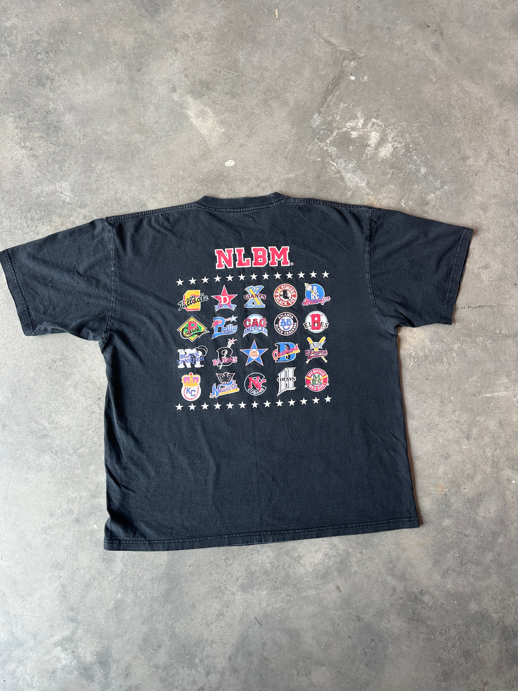 00’s Negro Leagues Baseball Museum Discover Greatness Negro League Teams Vintage Tee (XXL)