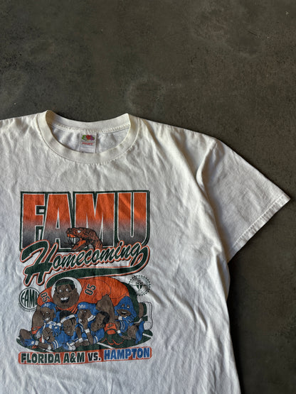 2005 Florida A&M FAMU vs. Hampton University HBCU Football Fat Albert Matchup Vintage Tee (XL)