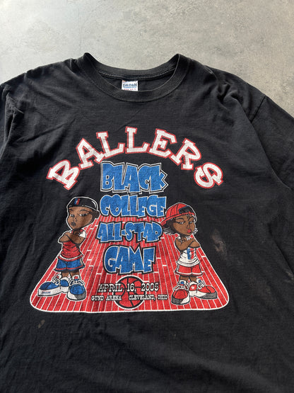 2005 Black College All-Star Basketball Game Ballers HBCU Vintage Tee (Large)