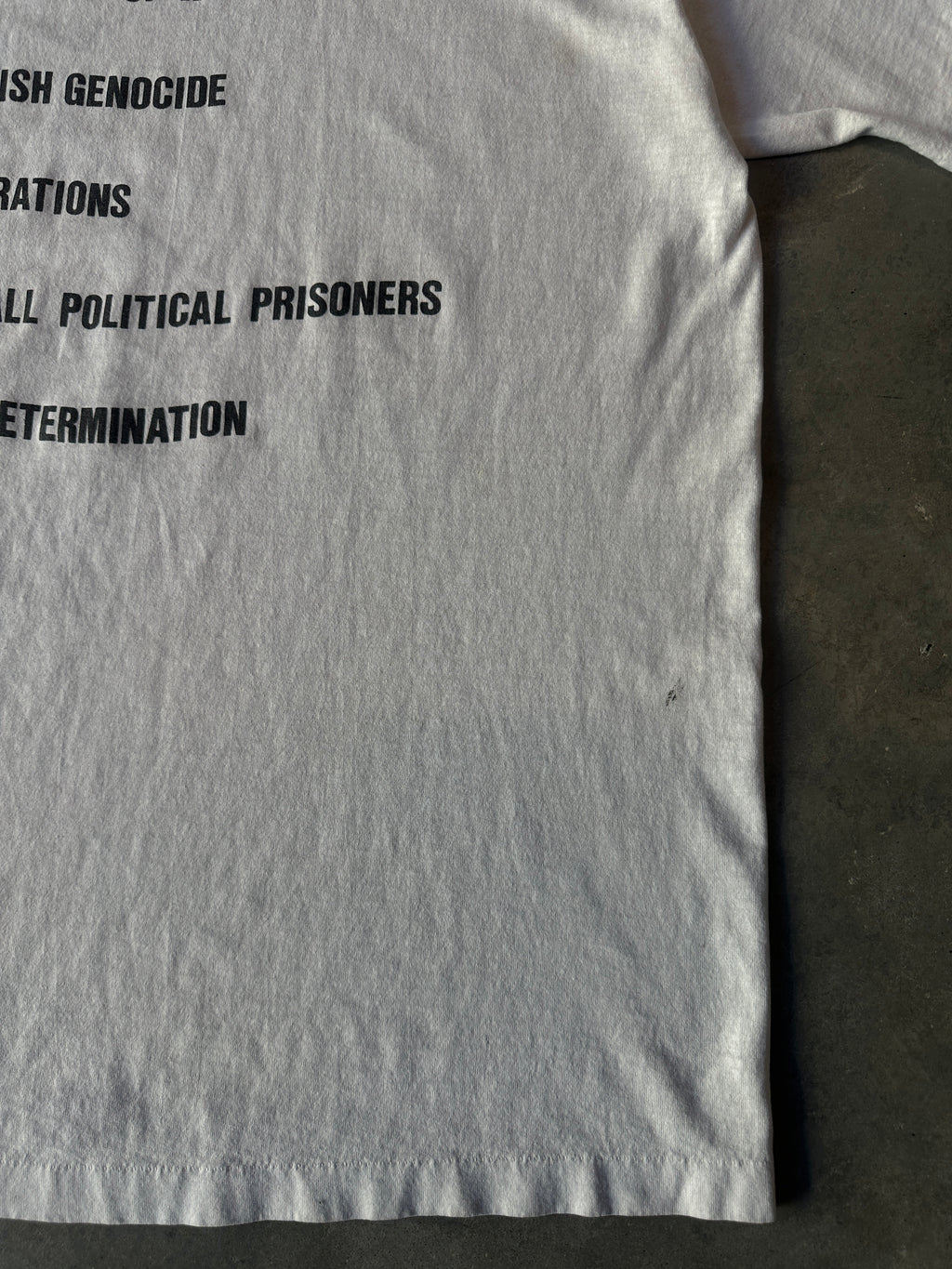90's Malcolm X Grassroots Movement MXGM Principles of Unity Pillars Vintage Tee (XL)