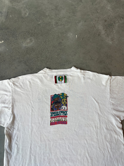 90’s Cross Colours ‘Takes Every Kind of People 2 Make D World Go Round’ RARE Vintage Hip Hop Lifestyle Tee (XL)