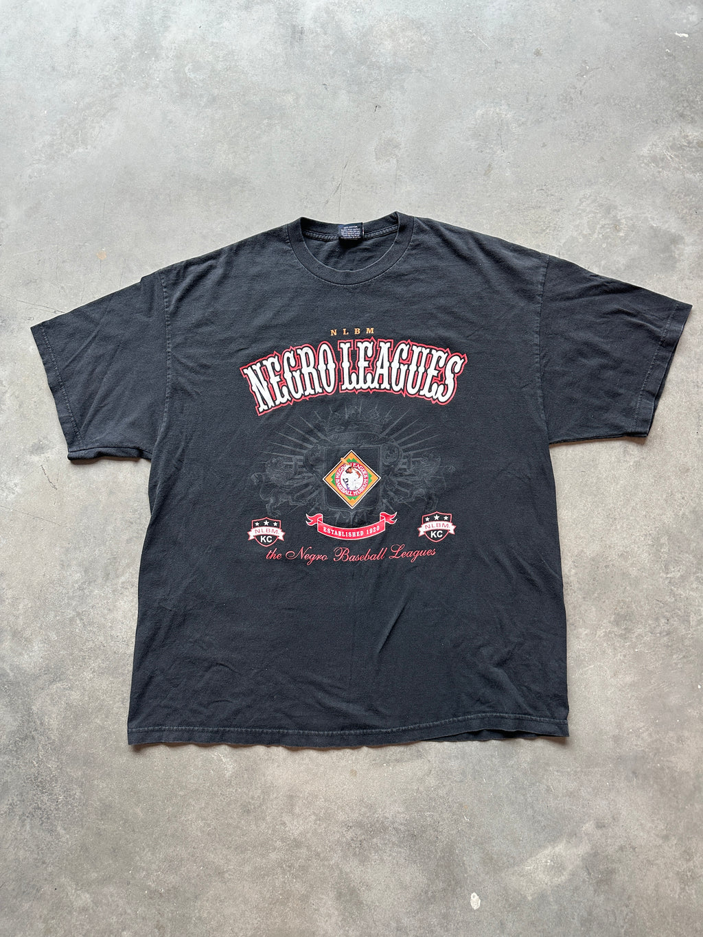 00’s Negro Leagues Baseball Museum NLBM “Discover Greatness” Vintage Tee (XXL)