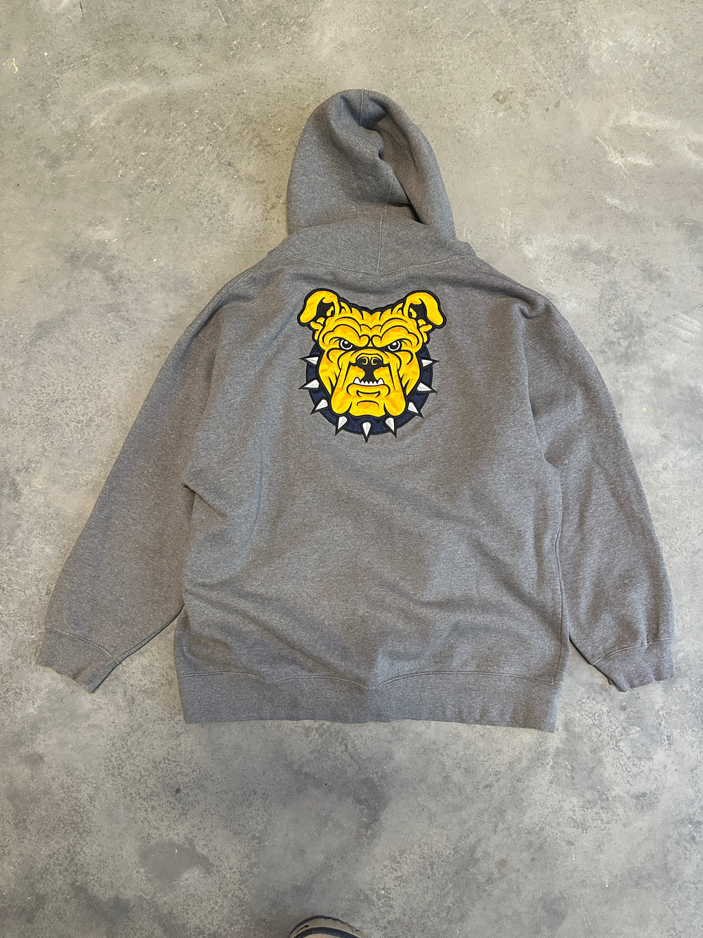 00's North Carolina A&T State University Aggies NCAT Embroidered Logo Full Zip HBCU Hoodie (XL)