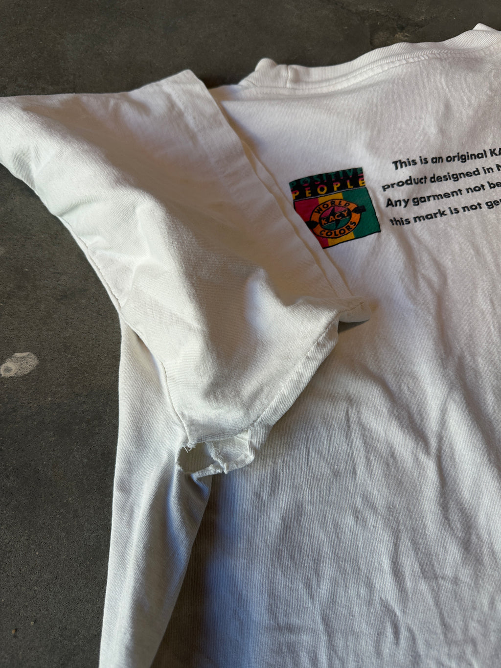 90's Black is Beautiful, Love your Sister Cross Colors Kacy USA Women's Empowerment Vintage Tee (BOXY Medium)
