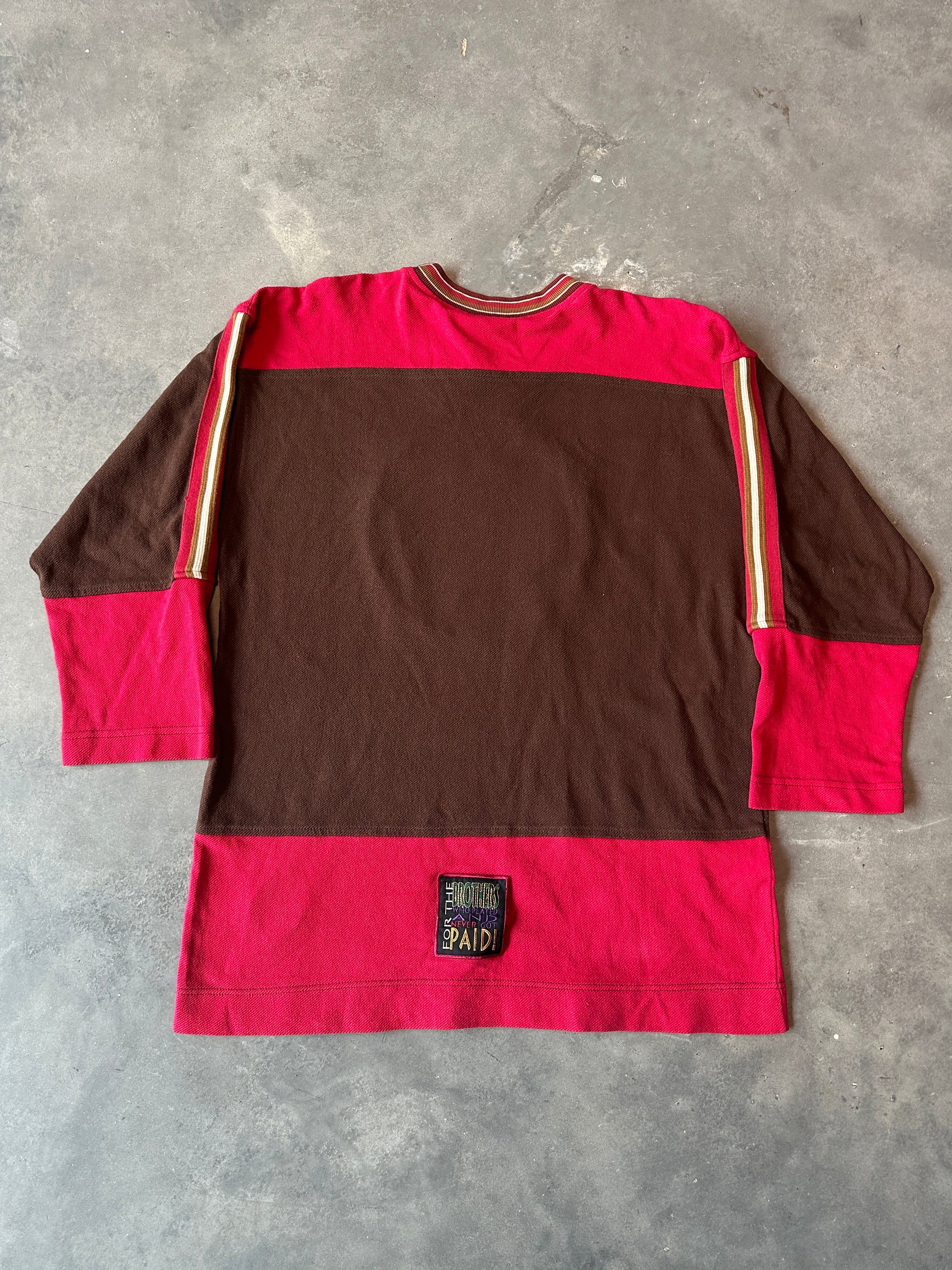 90’s Baltimore Black Sox Negro League Baseball Vintage Long Sleeve Oversized Jersey Top (XXL)