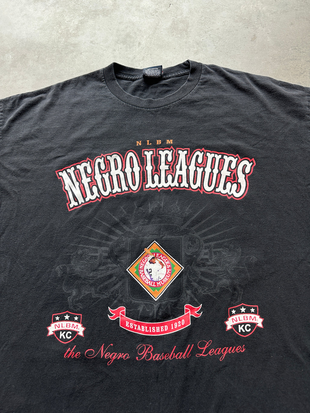 00’s Negro Leagues Baseball Museum NLBM “Discover Greatness” Vintage Tee (XXL)