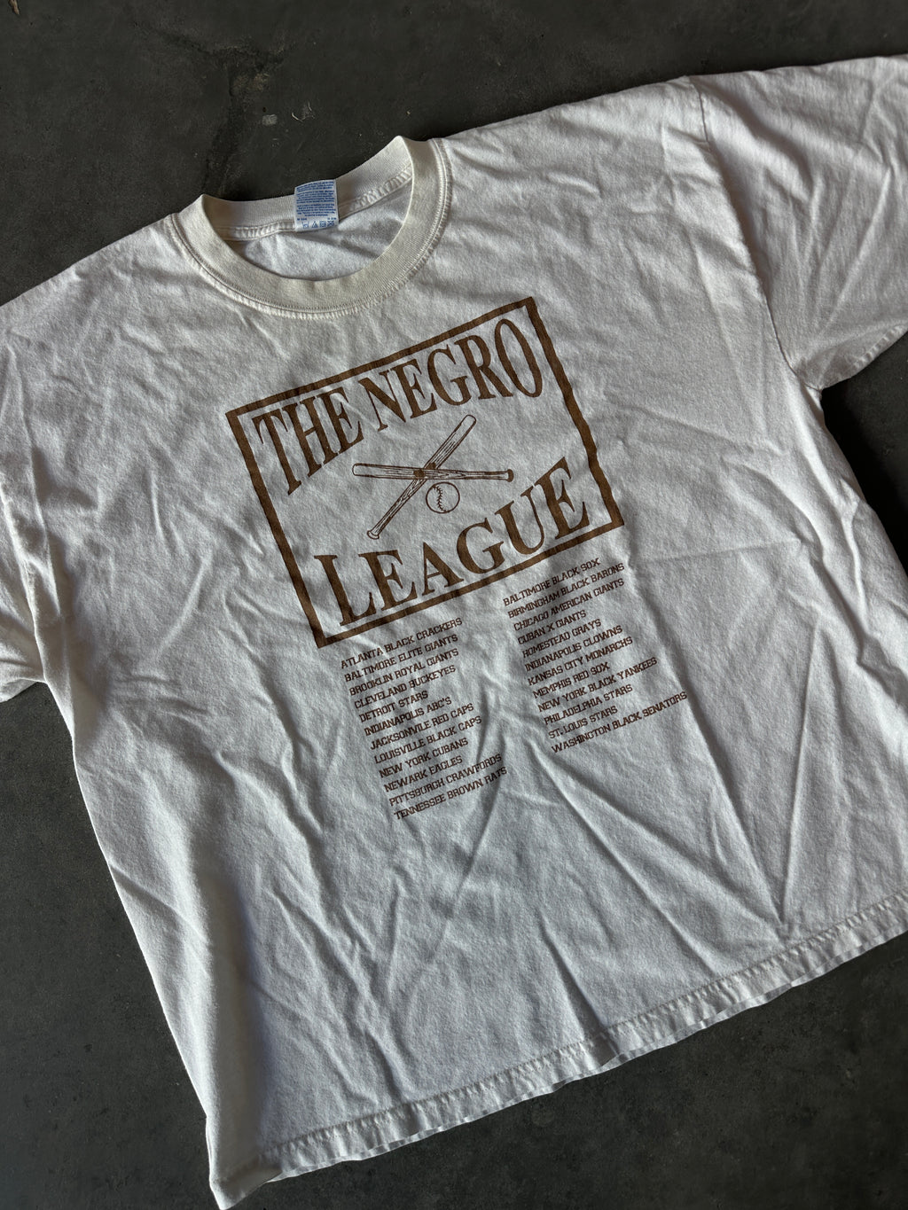 90's The Negro League Baseball NLBM Teams Vintage Tee (BOXY XXL)
