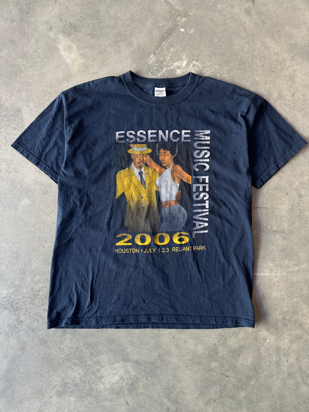 2006 Essence Music Festival Houston Texas Mary J. Blige, New Edition, Maze & More Vintage Music Tee (XL)
