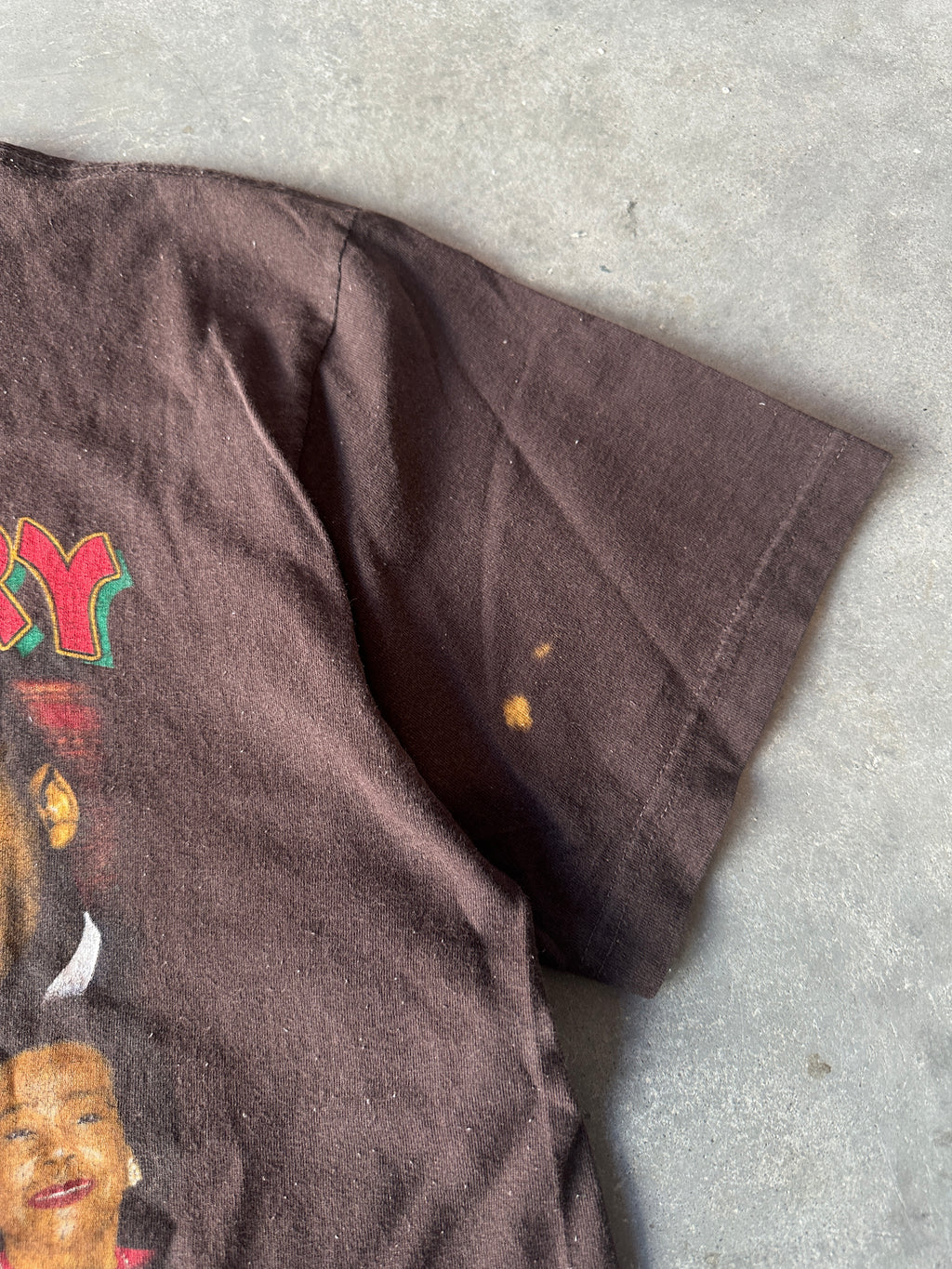 90's Great Africans Americans Black History 365 Days a Year Oprah Michael Jordan MLK Harriet Rosa Parks & More Brown Vintage Tee (XL)