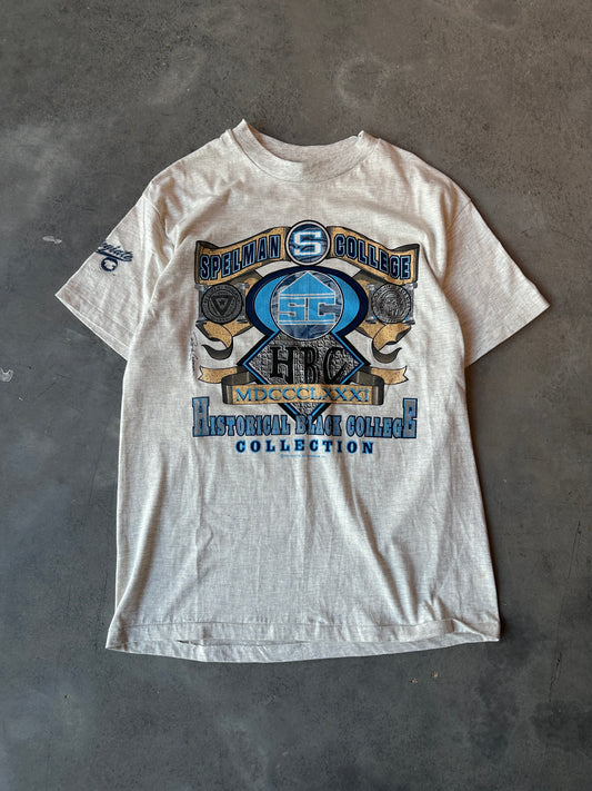 90’s Spelman College HBCU Rare Spellout Vintage Tee (Large)