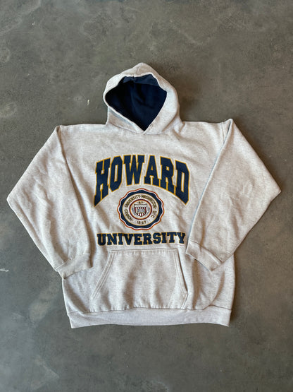 90’s Howard University Bison HU Spellout & Seal Vintage HBCU Hoodie (XL)