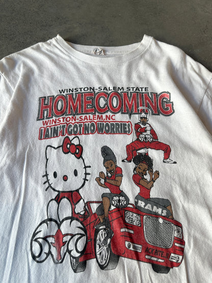 2013 Winston Salem State University WSSU Hello Kitty "Make You Feel Some Type of Way" HBCU Homecoming Tee (Medium)