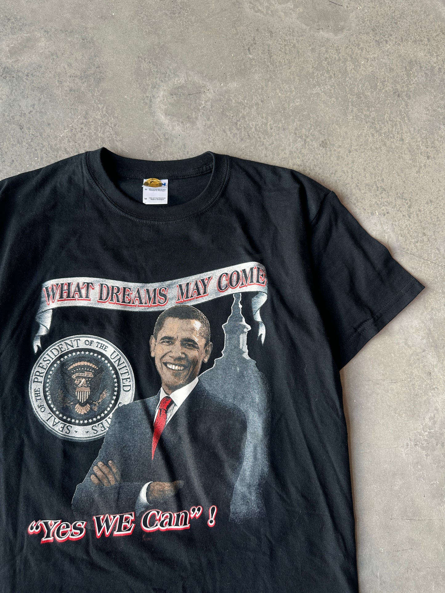 2008 Barack Obama & Dr.Martin Luther King Jr. Dream Vintage Tee - Deadstock (Medium)