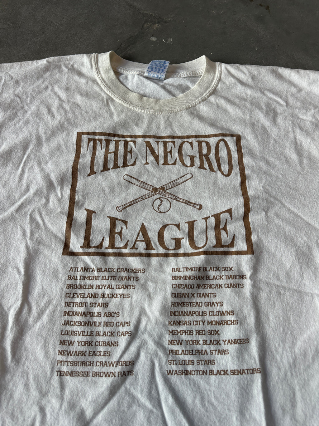 90's The Negro League Baseball NLBM Teams Vintage Tee (BOXY XXL)
